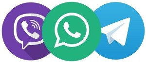 Viber, WhatsApp, Telegram